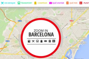 Barcelona Turisme lanza un mapa interactivo para organizar visitas a la ciudad.
