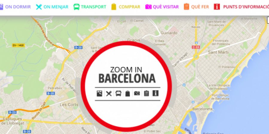 Barcelona Turisme lanza un mapa interactivo para organizar visitas a la ciudad.